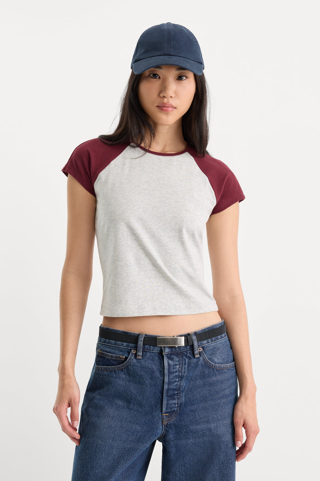 Luxury THE RAGLAN TEE VINTAGE GREY