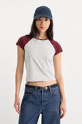 Luxury THE RAGLAN TEE VINTAGE GREY