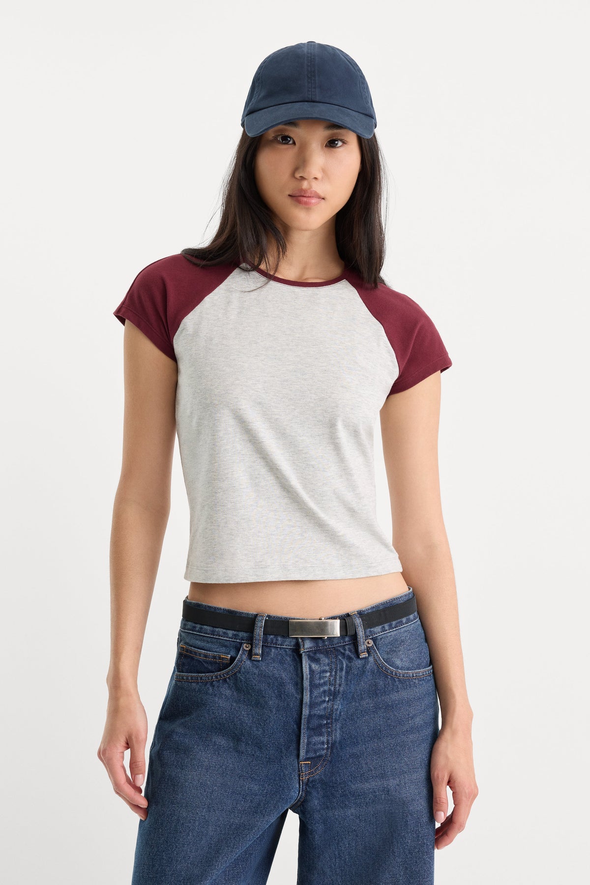 Luxury THE RAGLAN TEE VINTAGE GREY