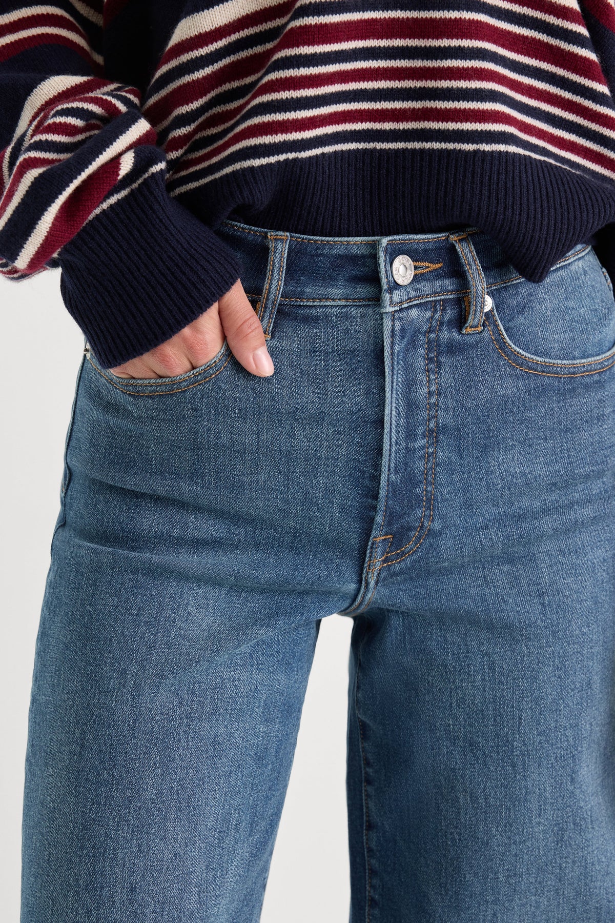 Luxury GOOD WAIST PALAZZO ANKLE JEANS SIERRA
