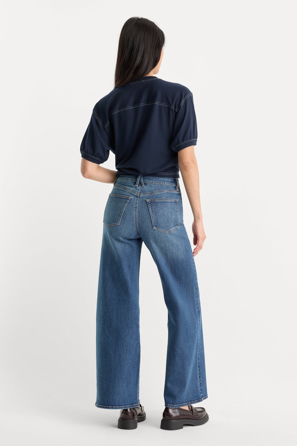 Luxury GOOD WAIST PALAZZO ANKLE JEANS SIERRA