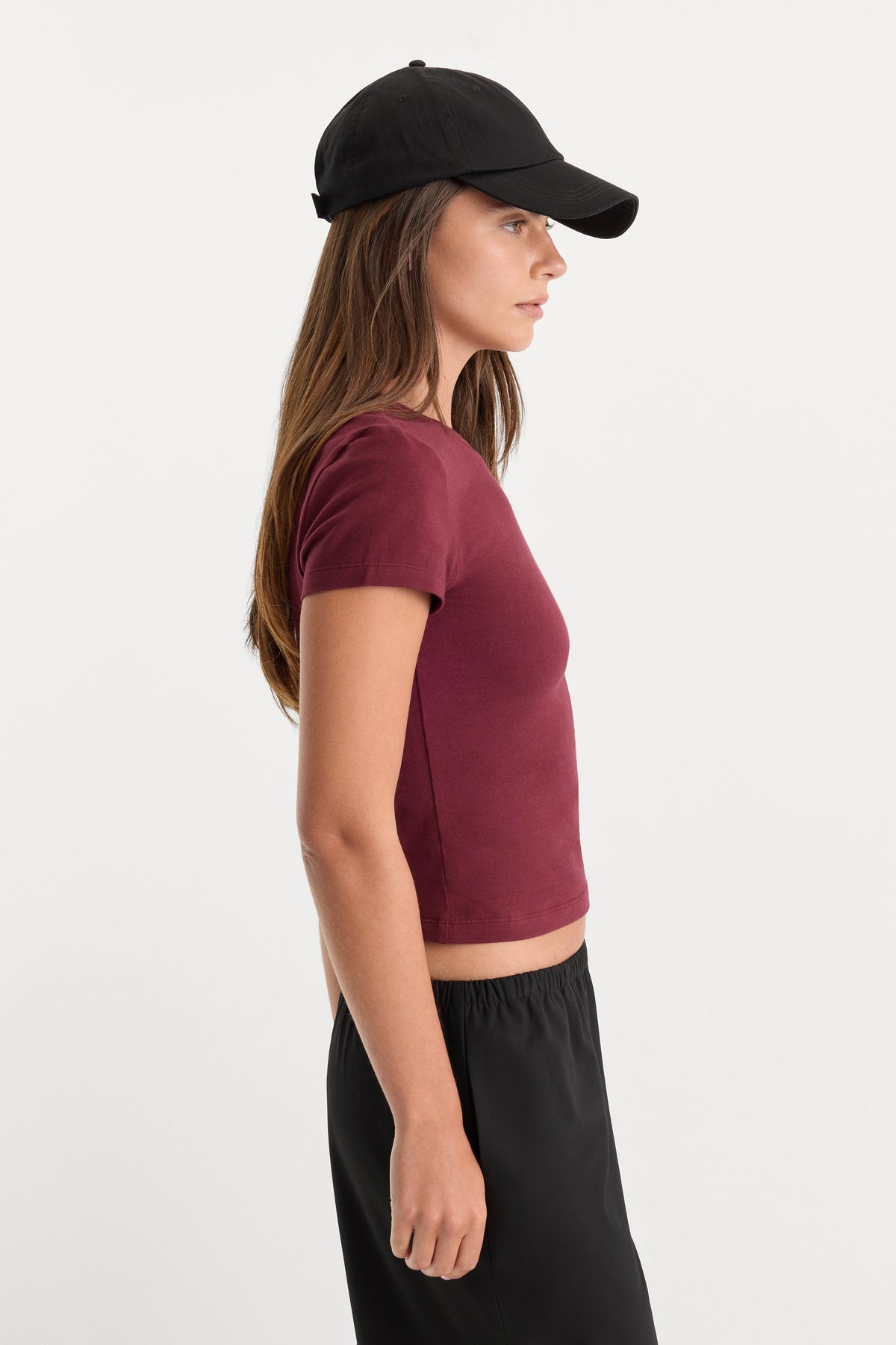 Luxury THE BABY TEE BERRY NOIR