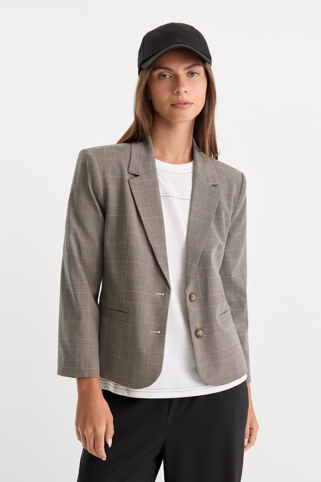 Luxury THE SHRUNKEN BLAZER MINI PLAID