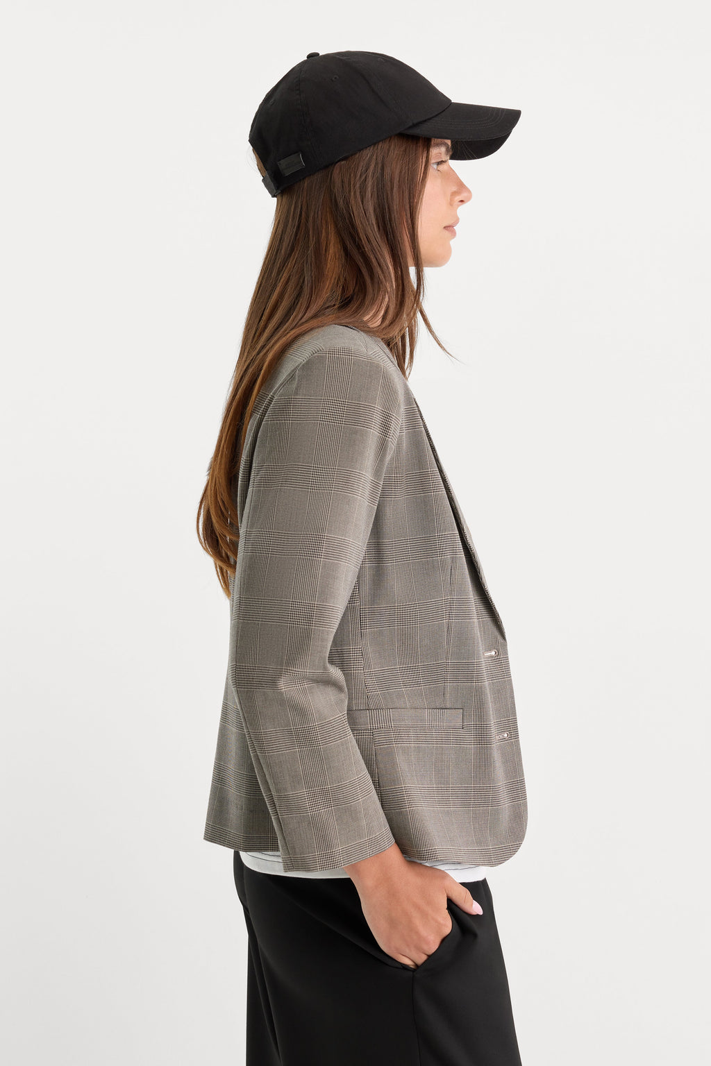 Luxury THE SHRUNKEN BLAZER MINI PLAID