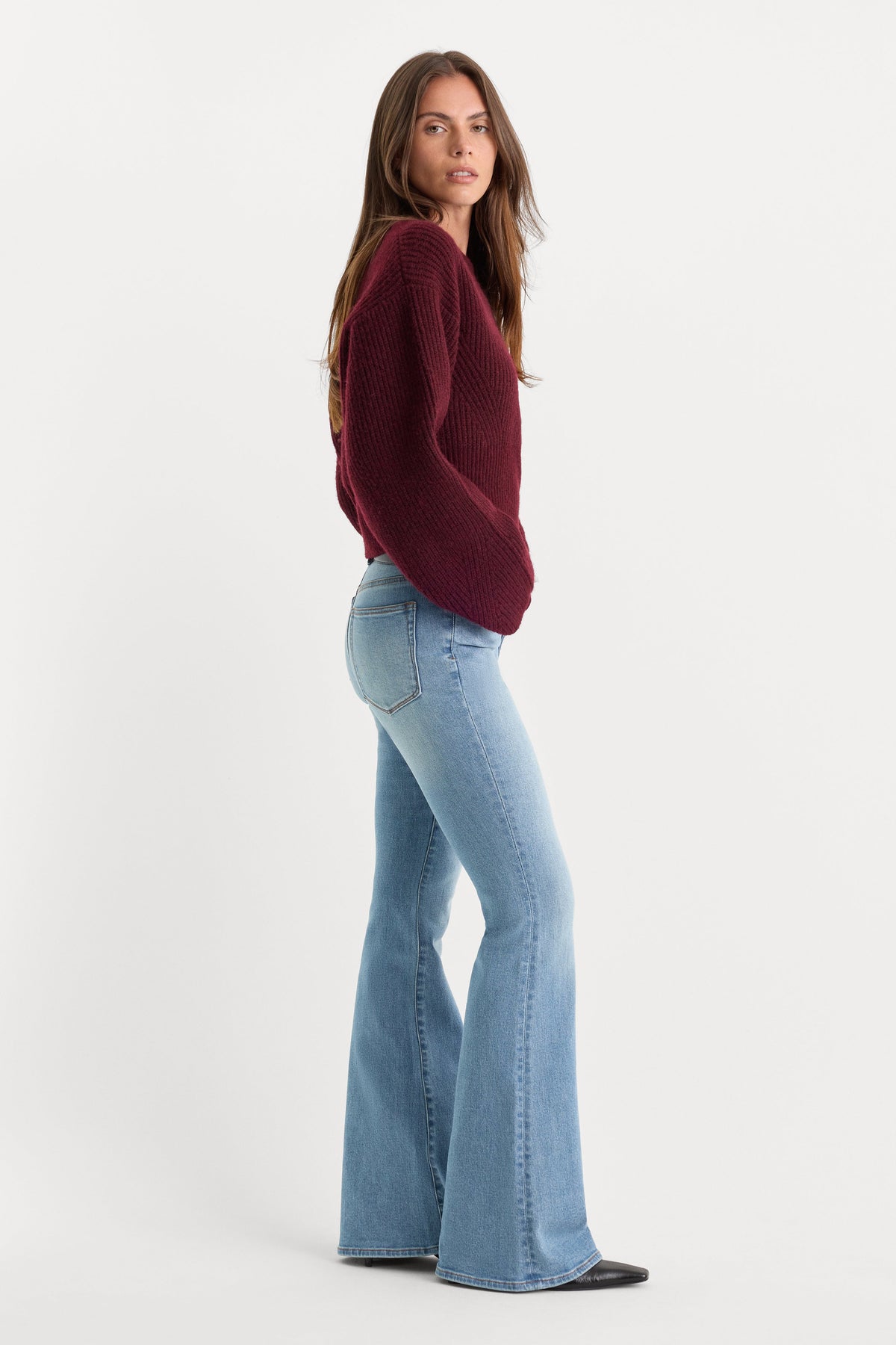 Luxury GOOD LEGS FLARE JEANS INDIGO1290