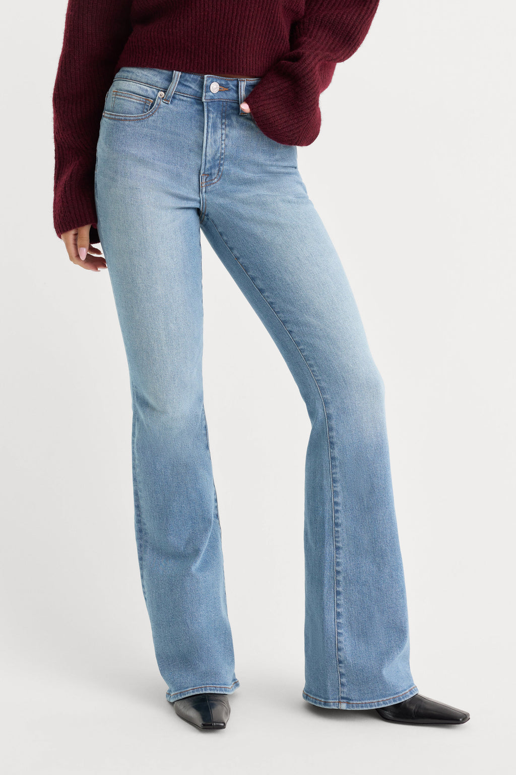 Luxury GOOD LEGS FLARE JEANS INDIGO1290