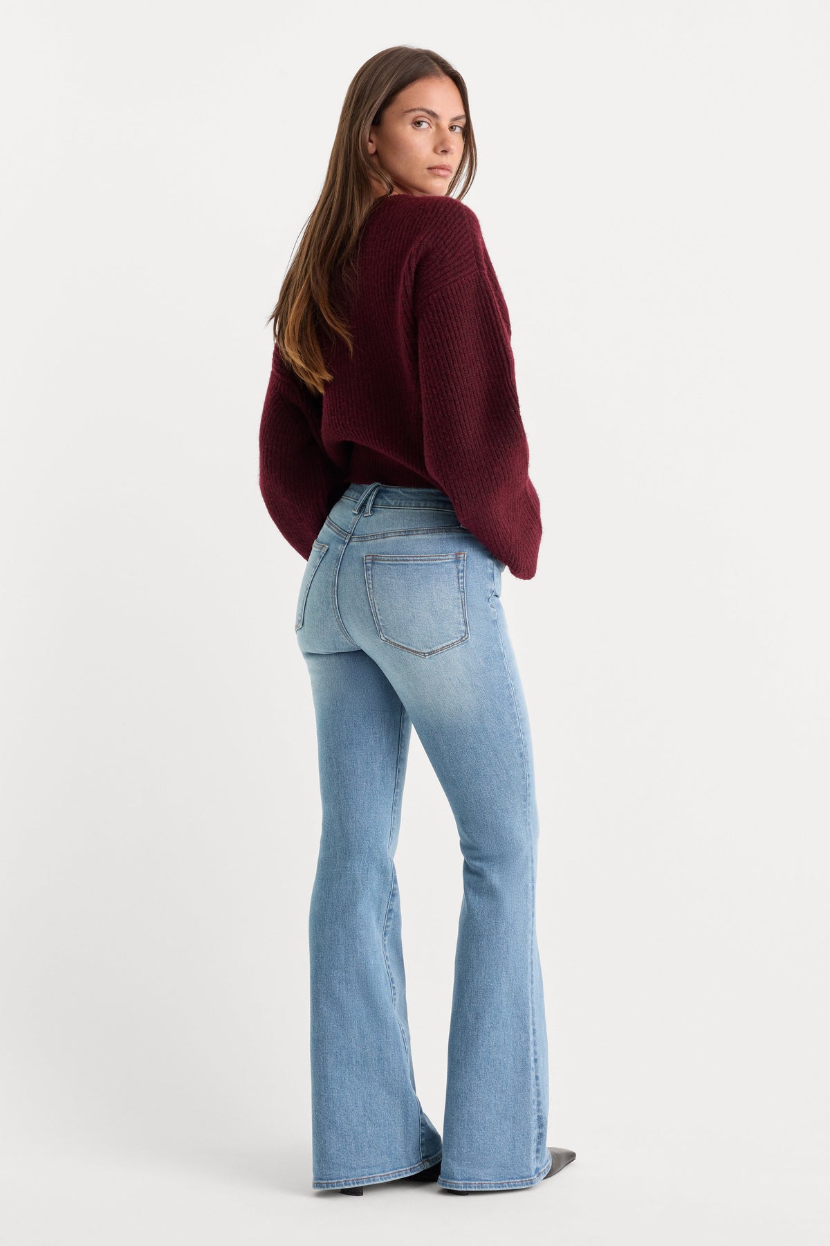 Luxury GOOD LEGS FLARE JEANS INDIGO1290