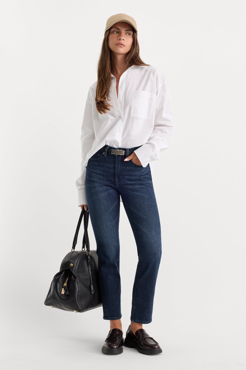Luxury THE POPLIN EASY SHIRT WHITE