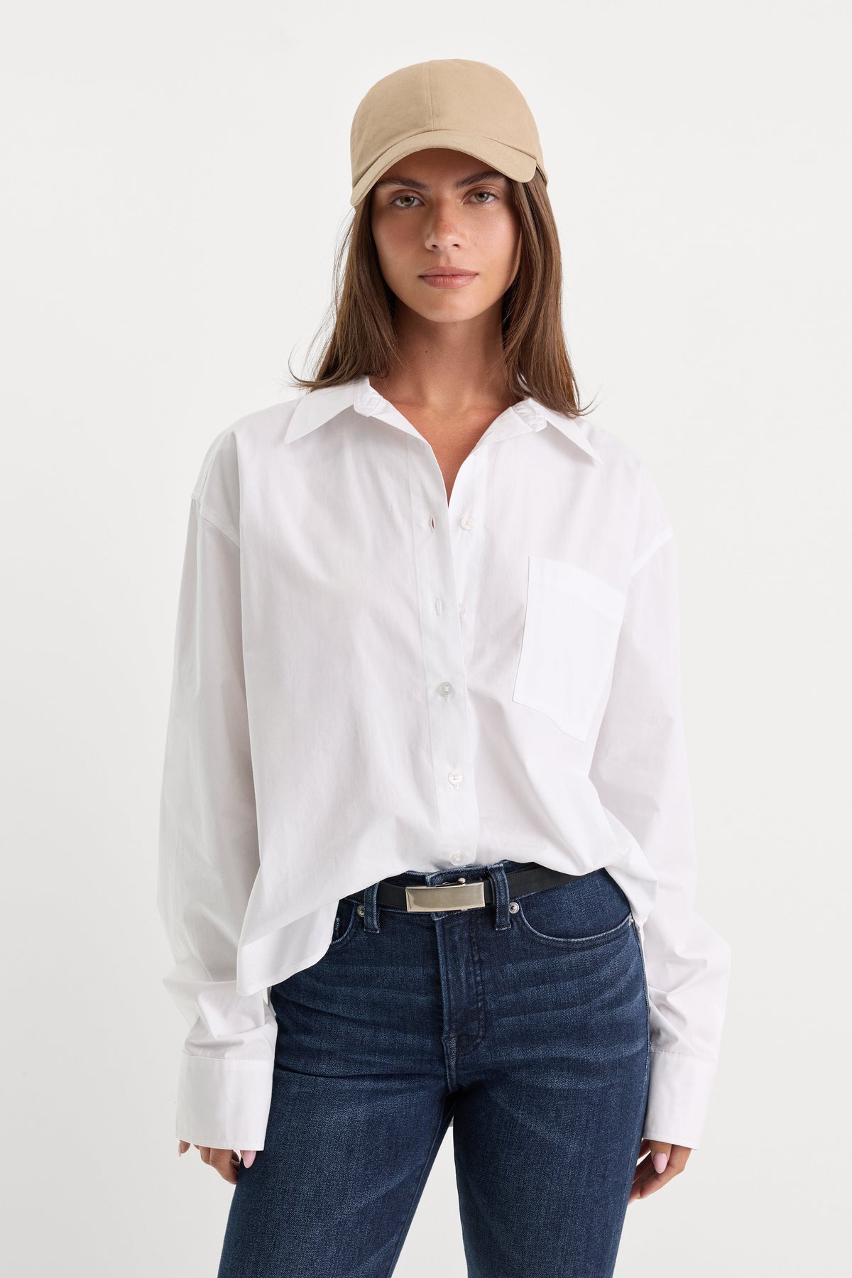 Luxury THE POPLIN EASY SHIRT WHITE