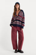 Luxury VINTAGE BARREL ANKLE JEANS BERRY NOIR