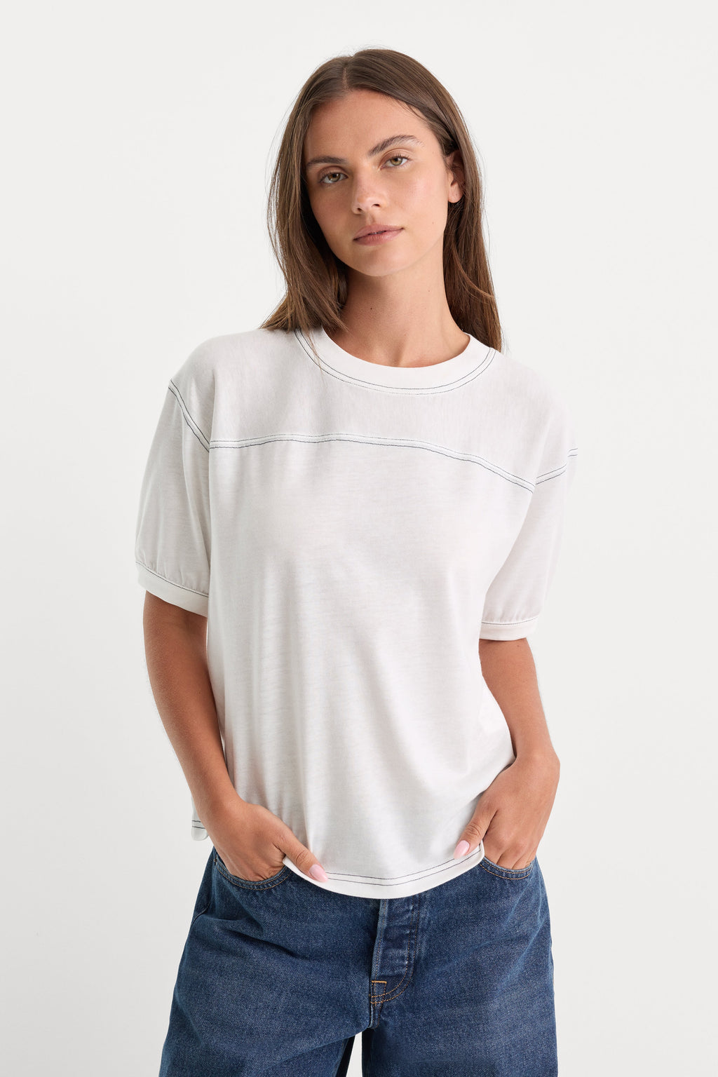Luxury THE GYM TEE CHALK