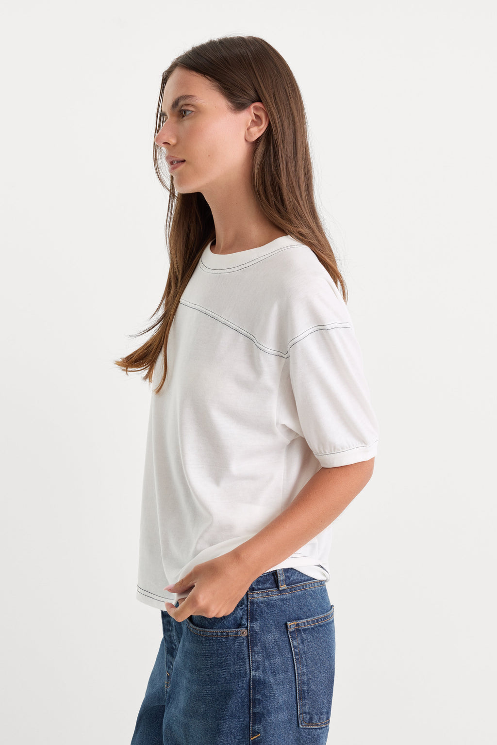 Luxury THE GYM TEE CHALK
