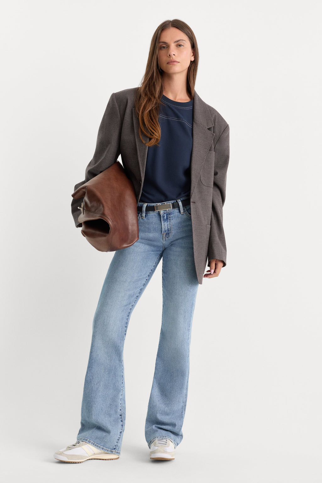 Luxury GOOD LOW RISE BOOTCUT JEANS WHISPER