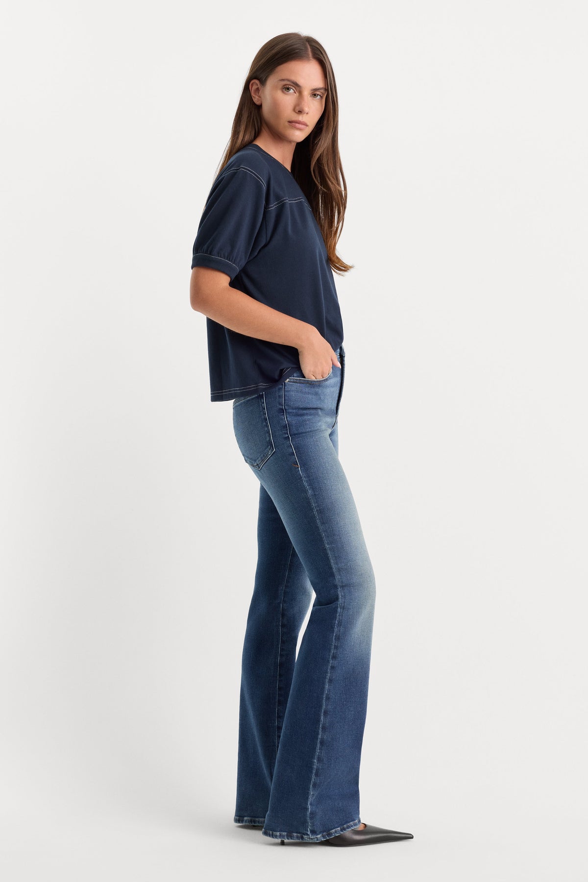 Luxury SOFT TECH GOOD CLASSIC BOOTCUT JEANSNEWCREST
