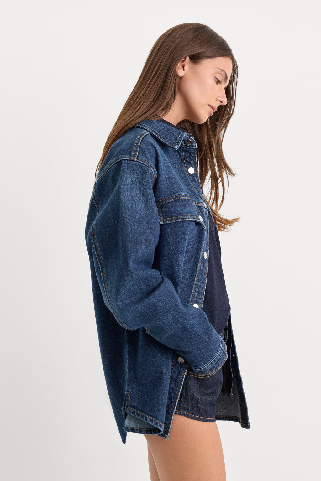 Luxury THE DENIM OVERSHIRT BOUNCE