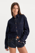 Luxury THE DENIM EASY SHIRT INDIGO1389