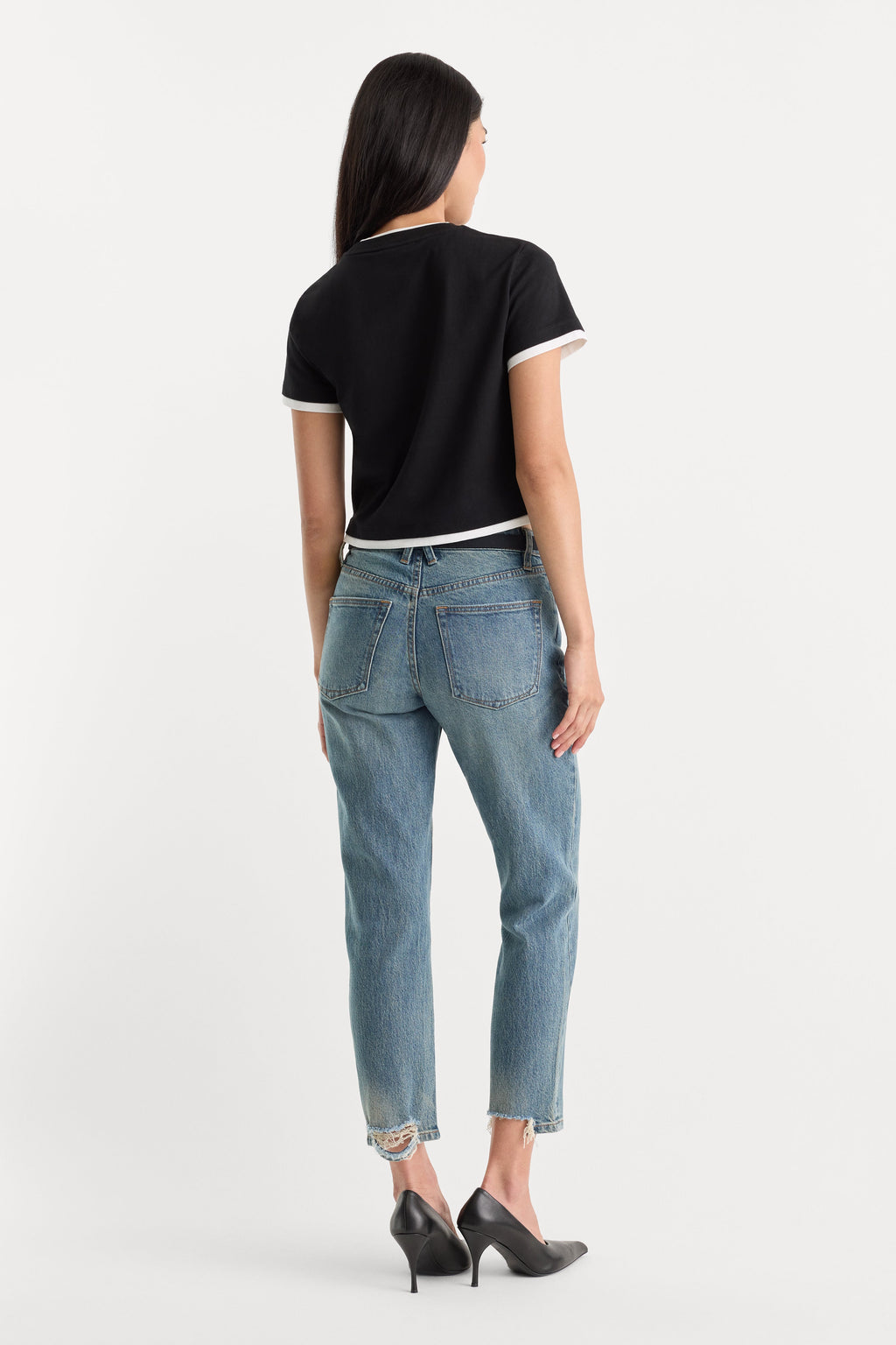 Luxury VINTAGE STRAIGHT ANKLE JEANS OAK