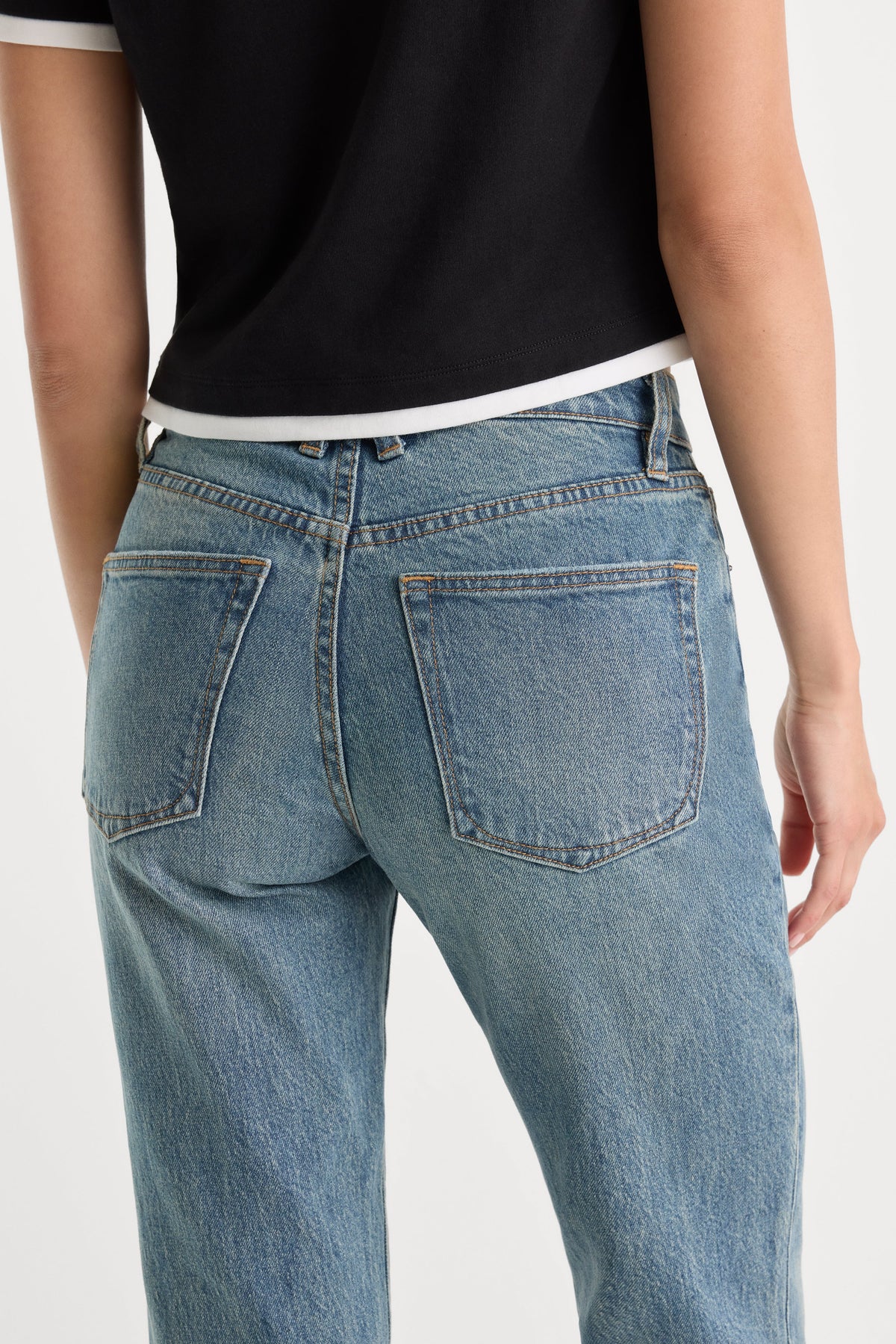 Luxury VINTAGE STRAIGHT ANKLE JEANS OAK