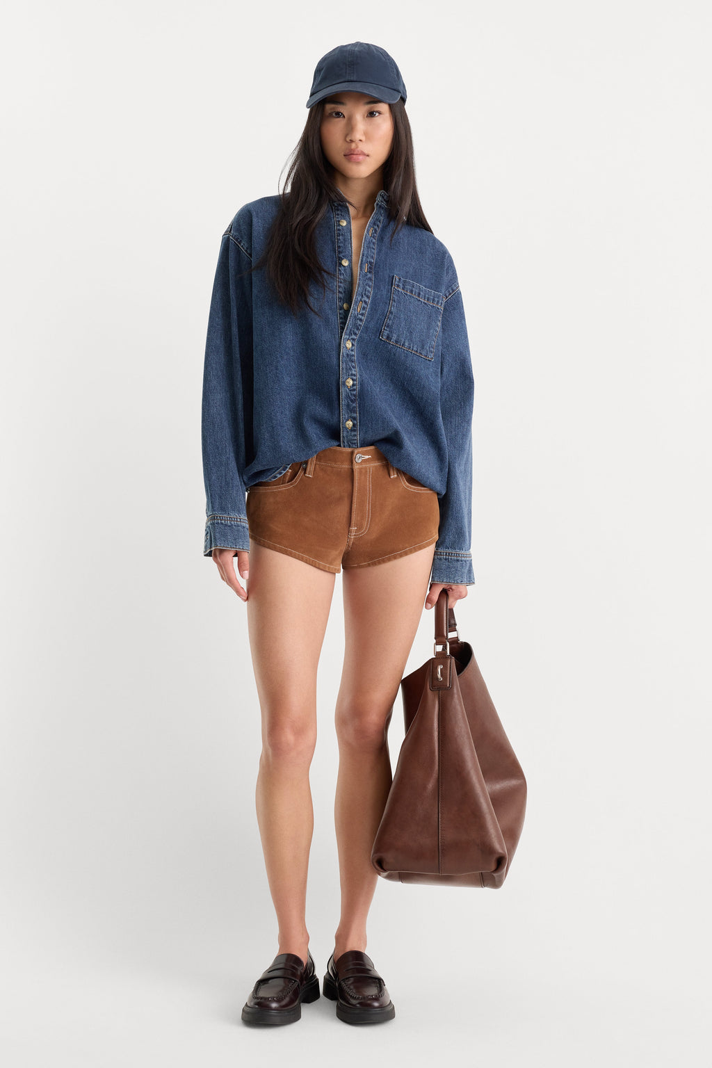Luxury THE BETTER THAN SUEDE MICRO SHORT CAFE CLAY