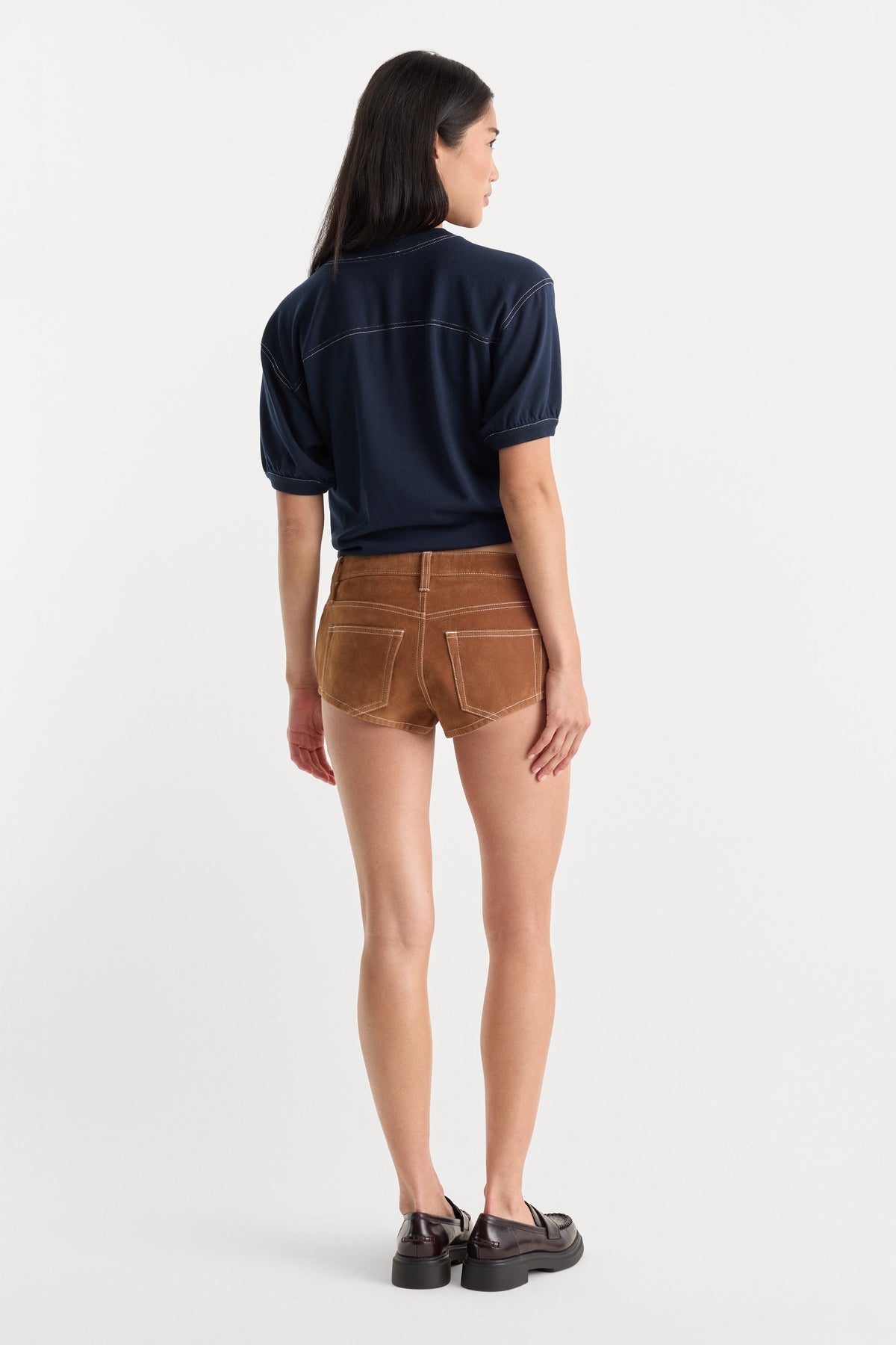 Luxury THE BETTER THAN SUEDE MICRO SHORT CAFE CLAY
