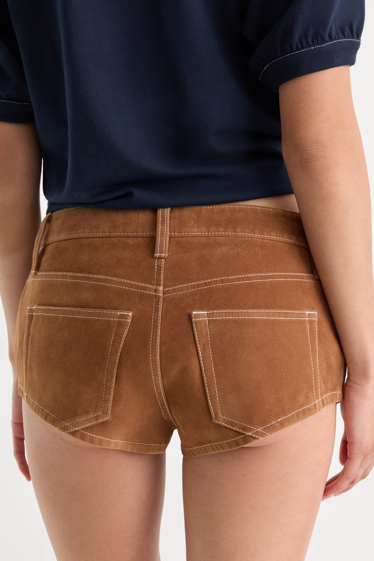 Luxury THE BETTER THAN SUEDE MICRO SHORT CAFE CLAY
