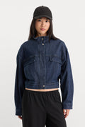 Luxury THE DENIM BOMBER JACKET QUIRKY
