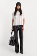 Luxury BETTER THAN LEATHER LOW RISE BOOTCUT BLACK001