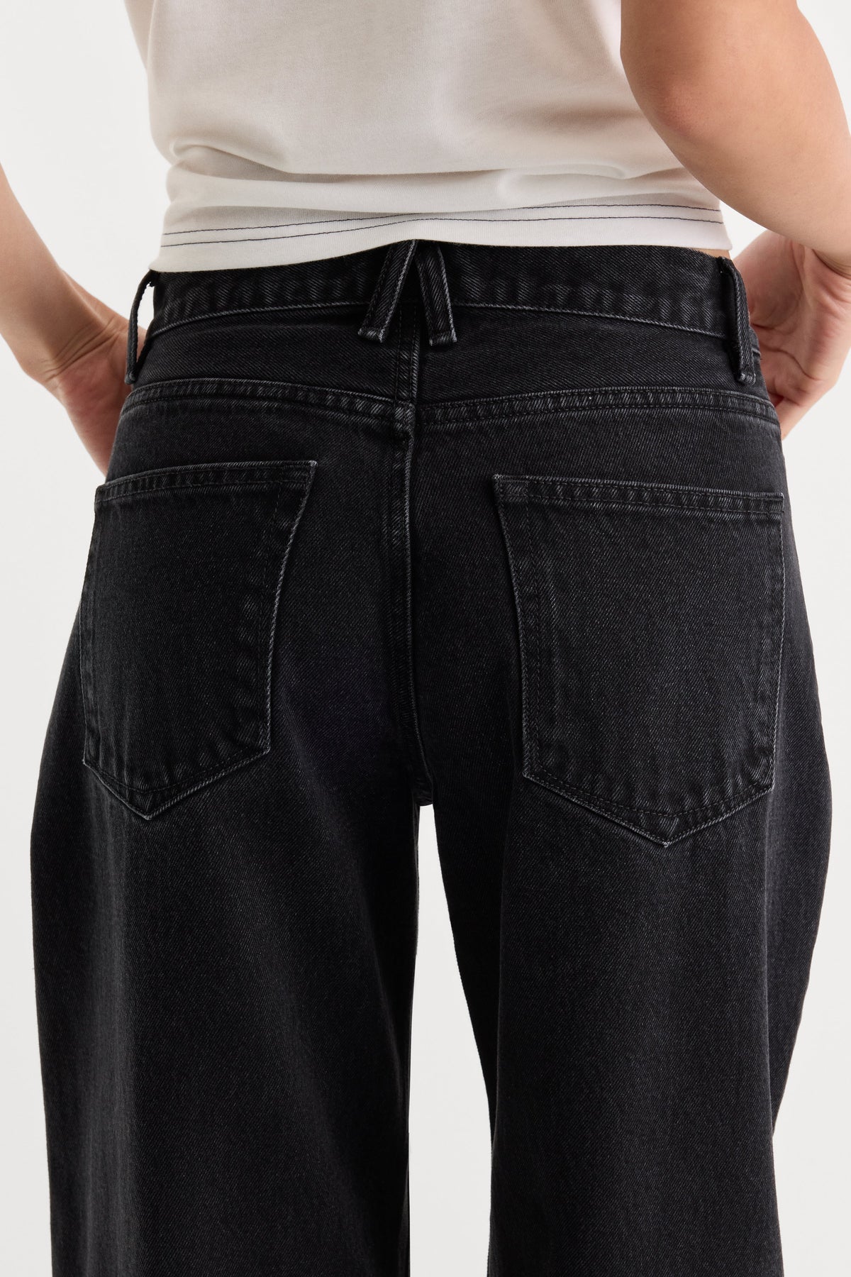 Luxury VINTAGE BARREL ANKLE JEANS FLAT TYRE