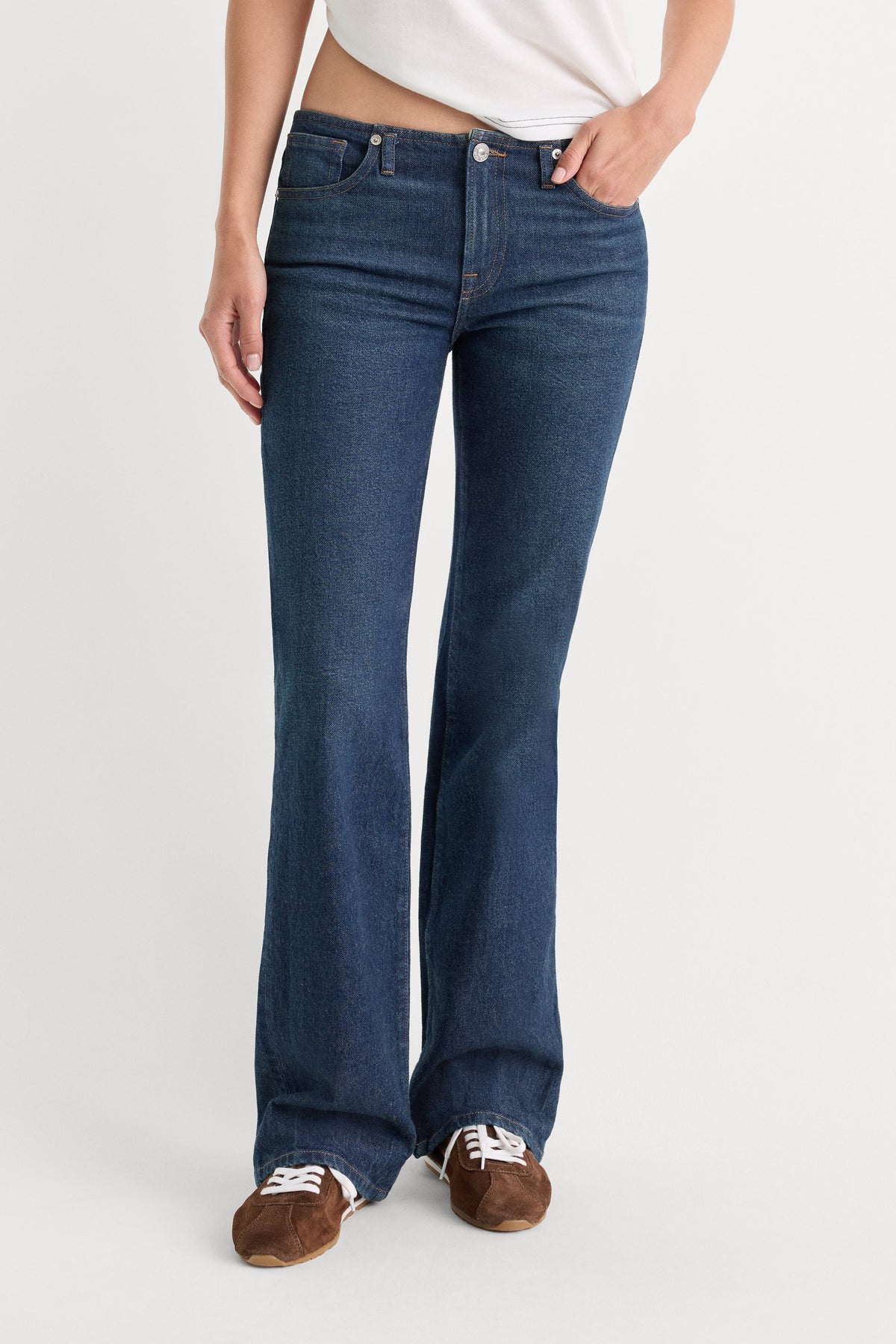 Luxury GHOST WAIST LOW RISE BOOTCUT JEANS QUIRK