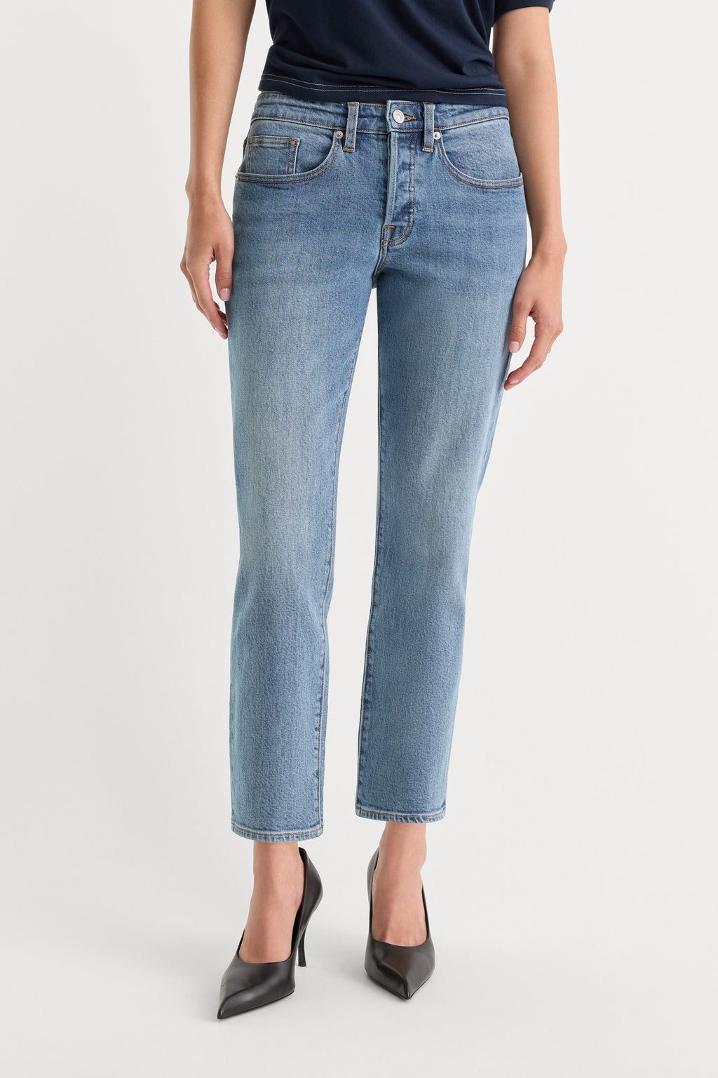 Luxury VINTAGE STRAIGHT ANKLE JEANS SAVOR