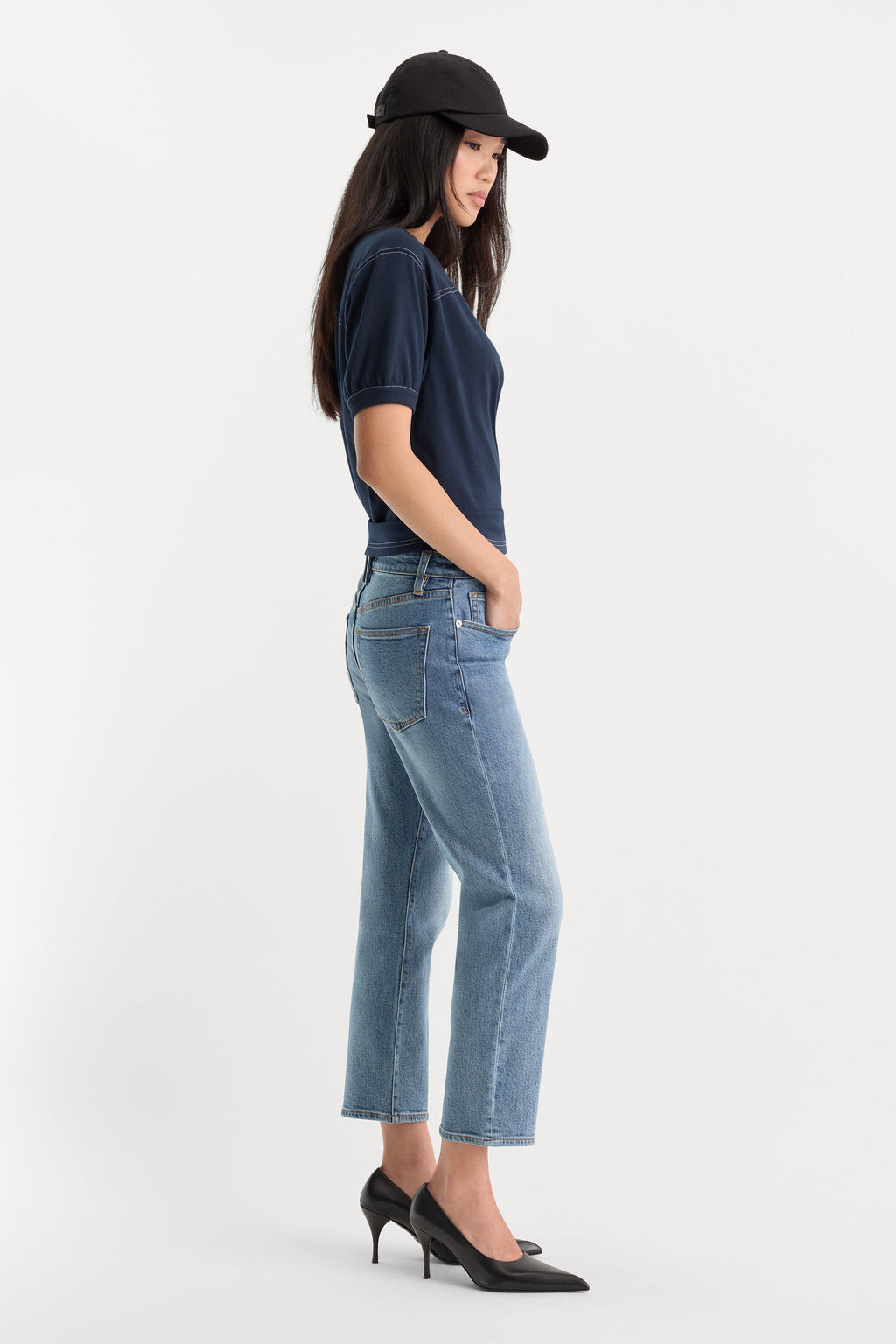 Luxury VINTAGE STRAIGHT ANKLE JEANS SAVOR