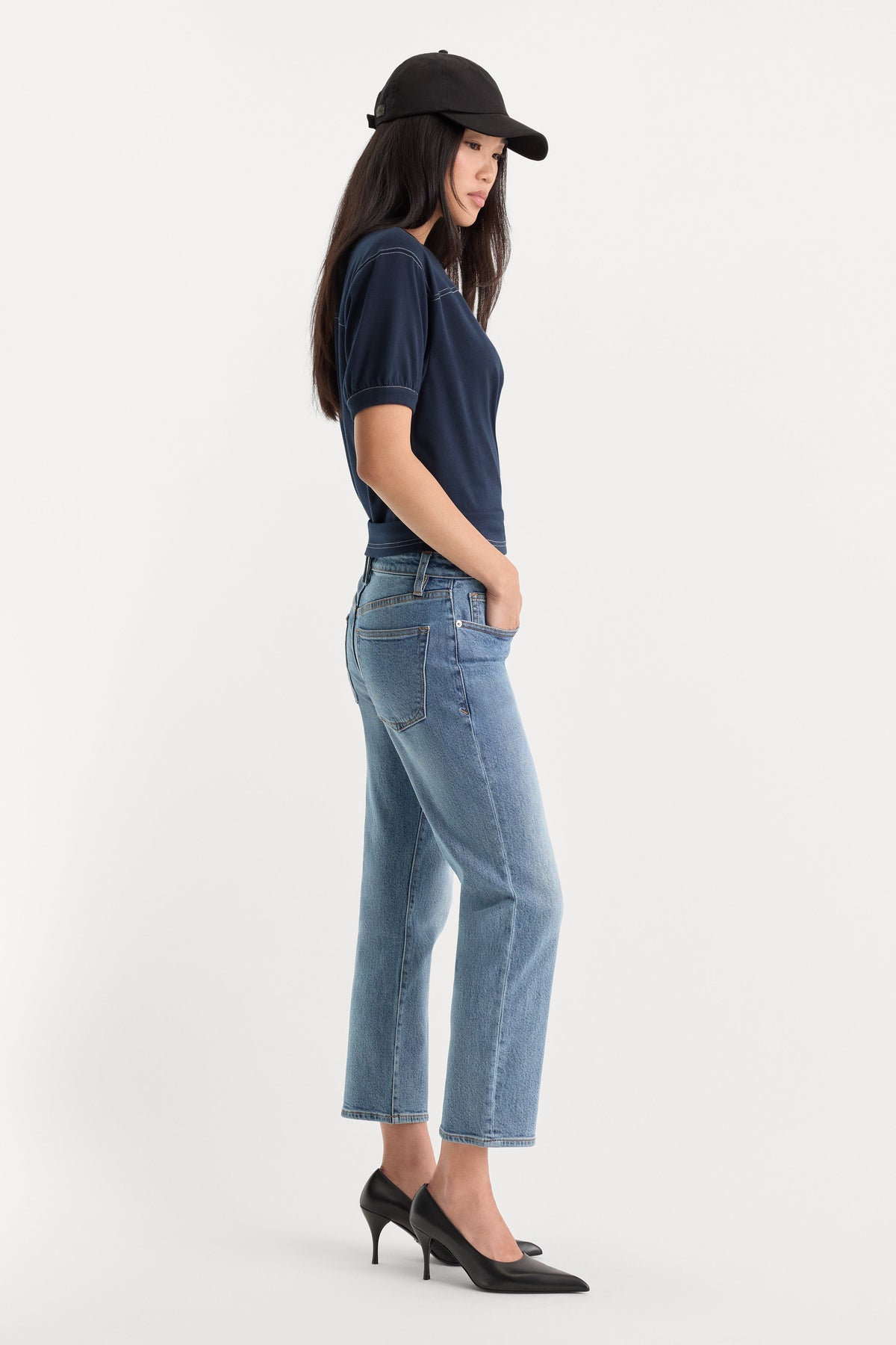 Luxury VINTAGE STRAIGHT ANKLE JEANS SAVOR