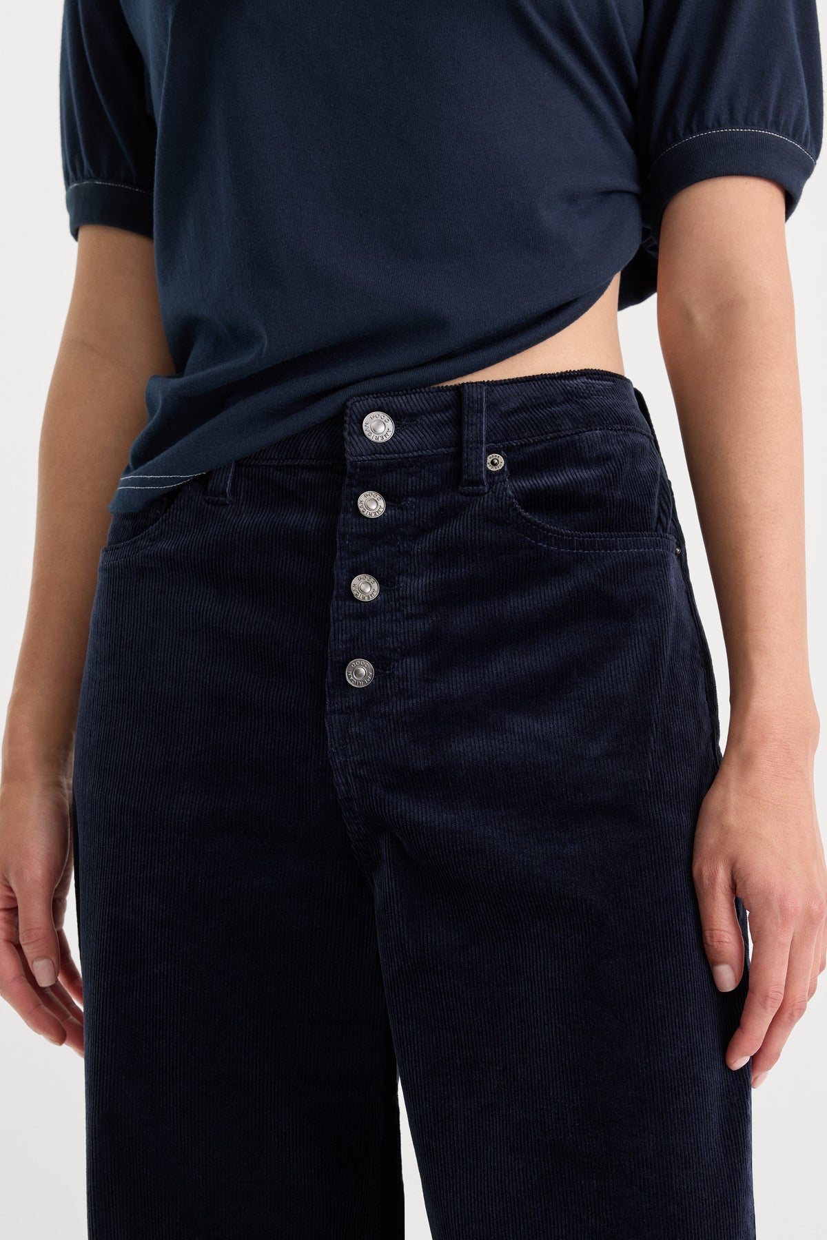 Luxury VINTAGE WIDE CORDUROY PANT NEW NAVY002