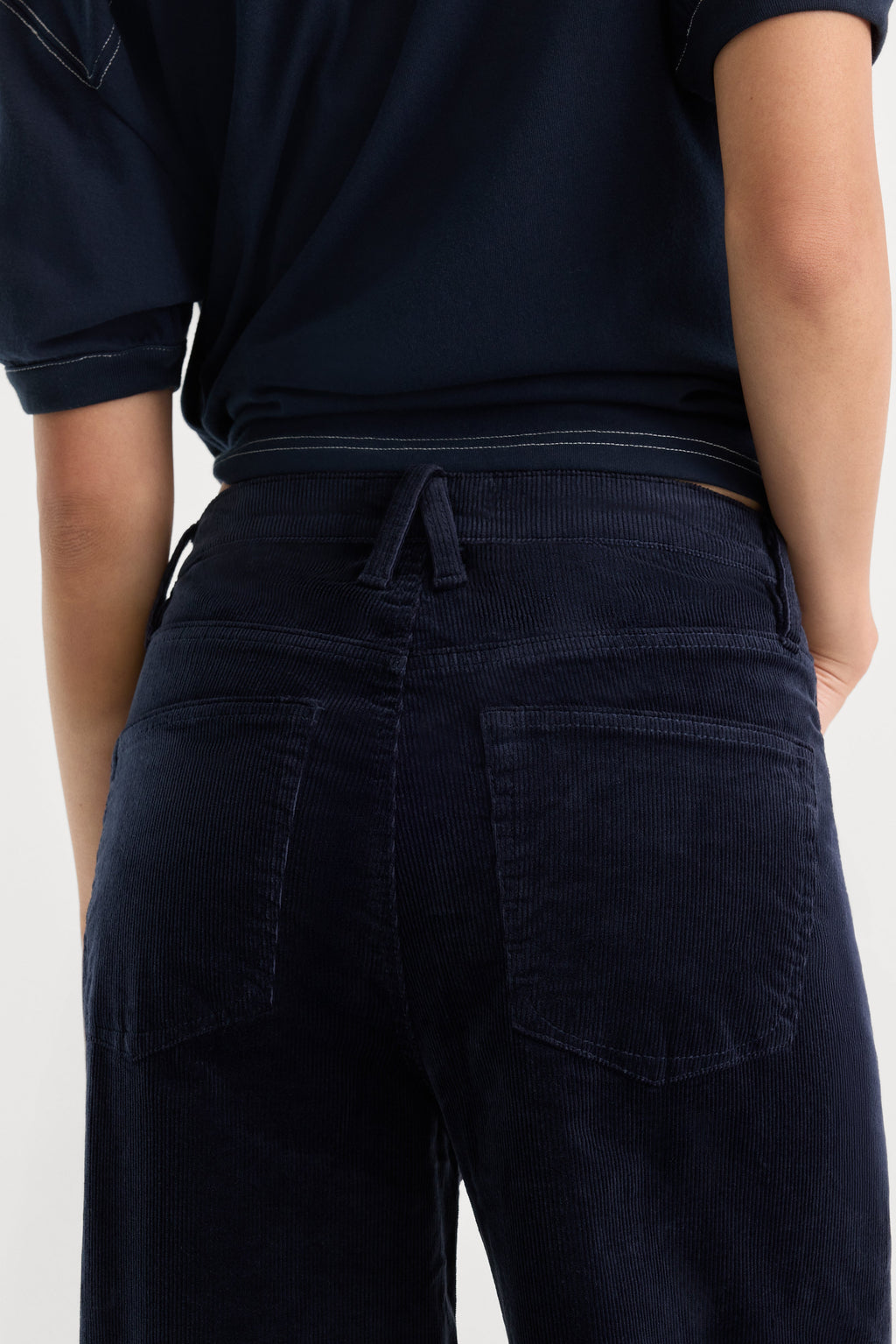 Luxury VINTAGE WIDE CORDUROY PANT NEW NAVY002