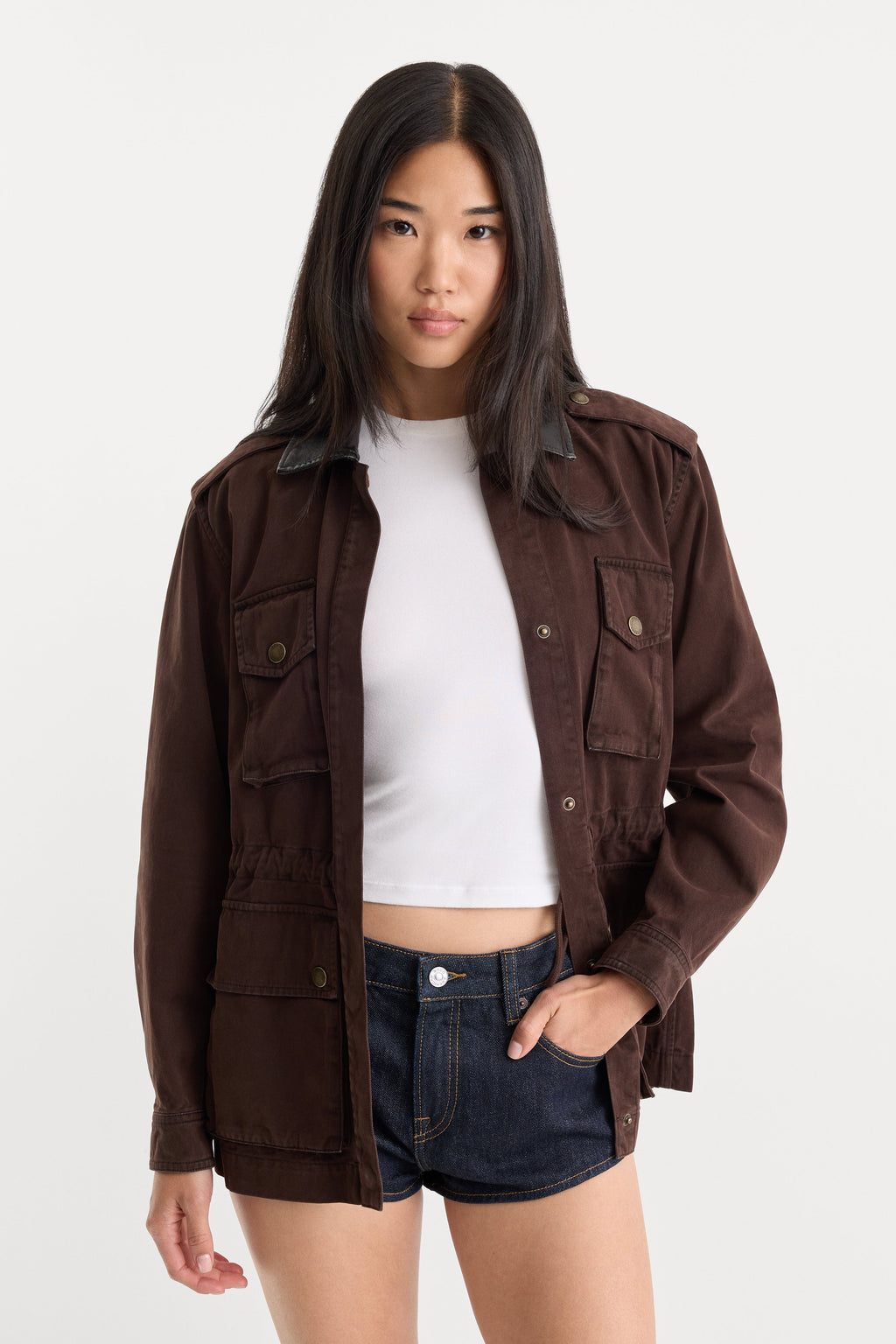 Luxury THE FIELD JACKET ESPRESSO
