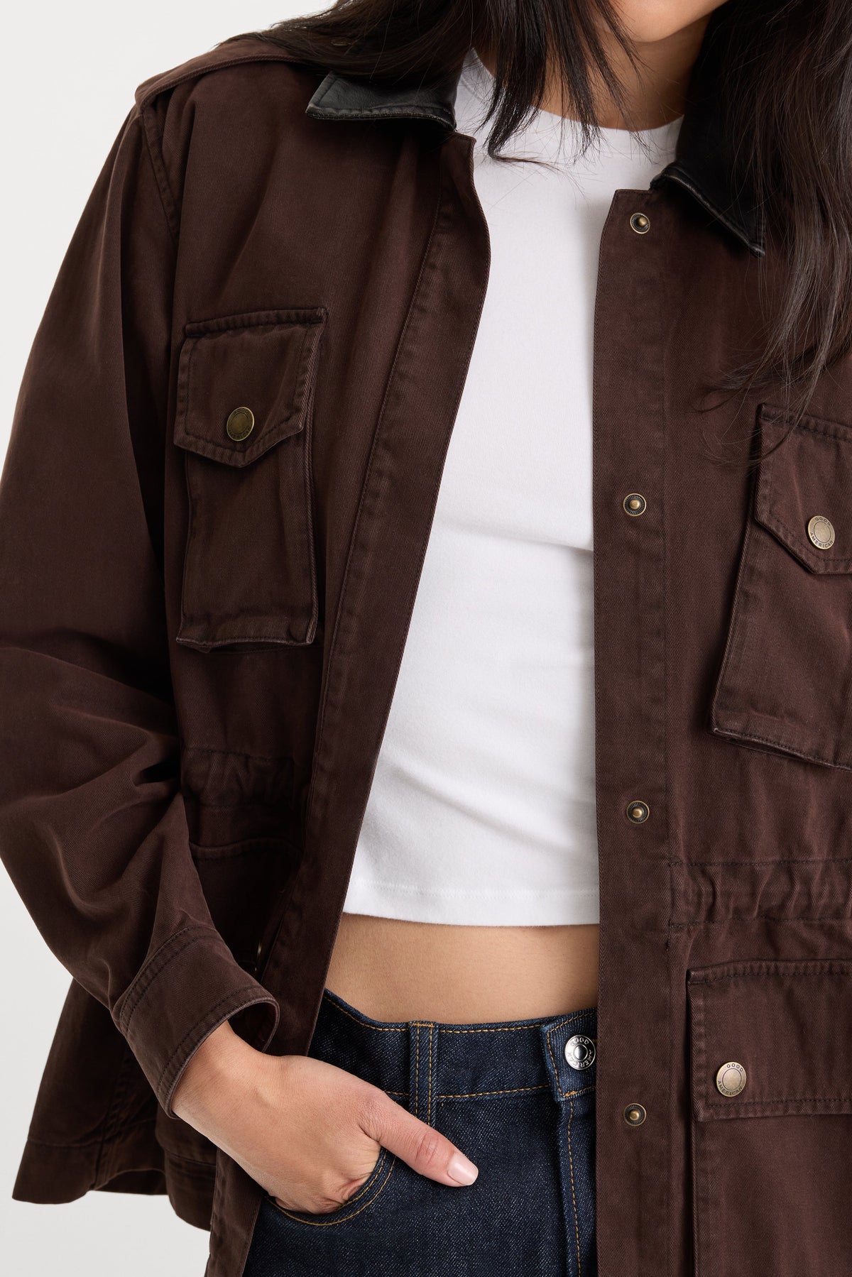 Luxury THE FIELD JACKET ESPRESSO