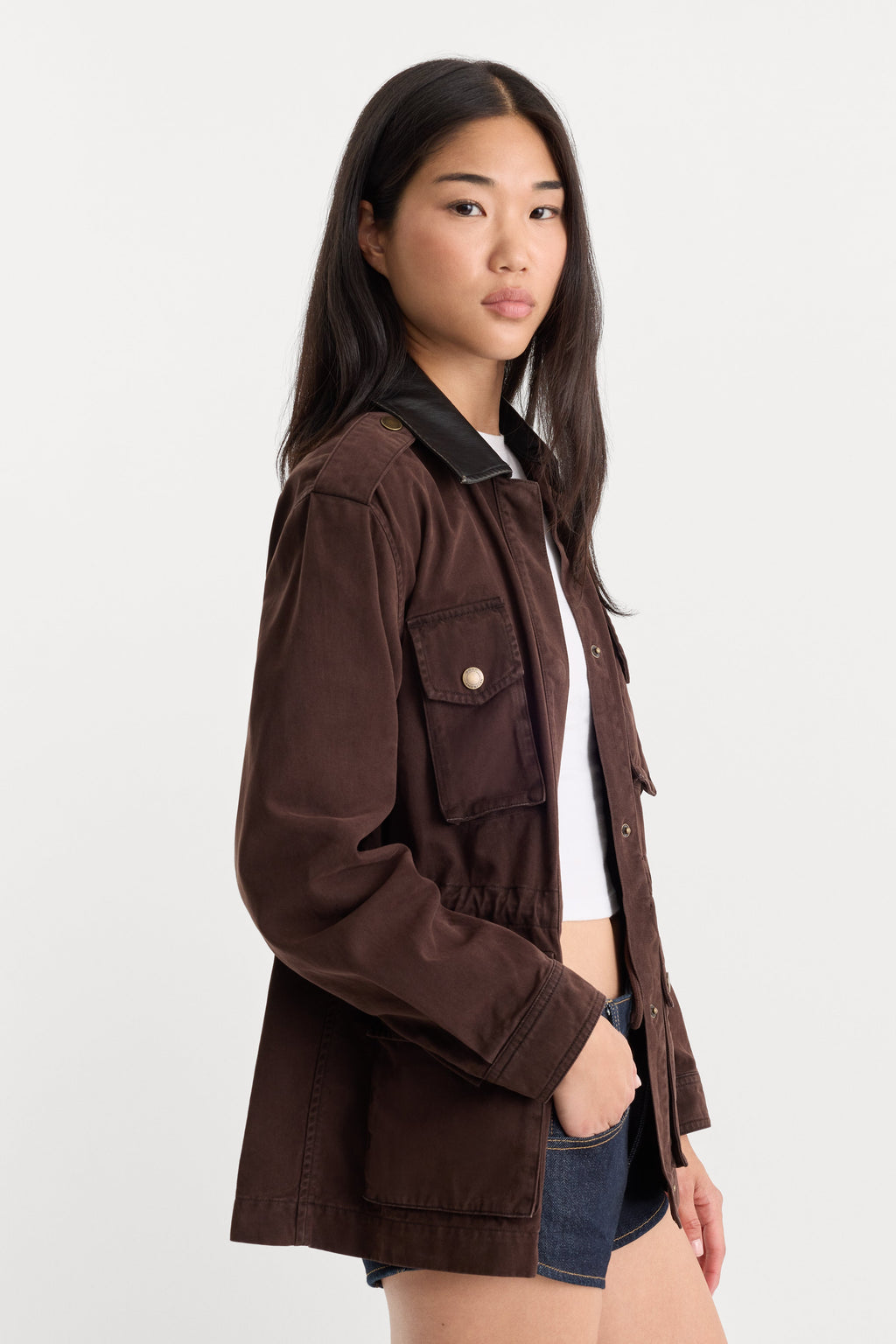 Luxury THE FIELD JACKET ESPRESSO