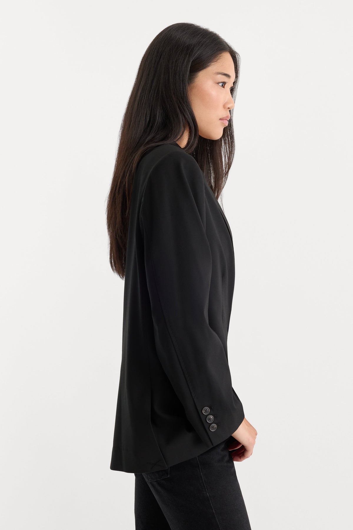 Luxury THE OVERSIZED BLAZER BLACK001