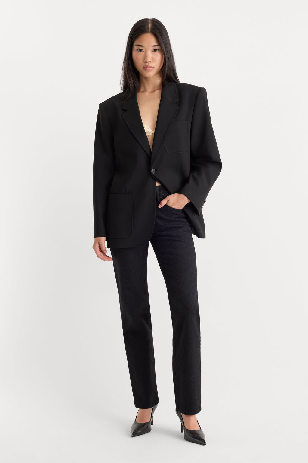 Luxury VINTAGE STRAIGHT JEANS PETRA