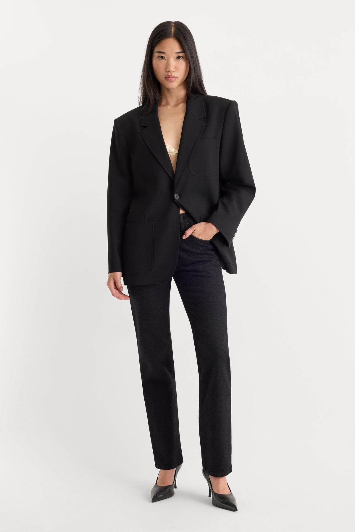 Luxury VINTAGE STRAIGHT JEANS PETRA