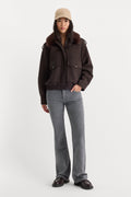 Luxury VINTAGE LOW RISE BOOTCUT CORDUROY PANT WASHED SLATE
