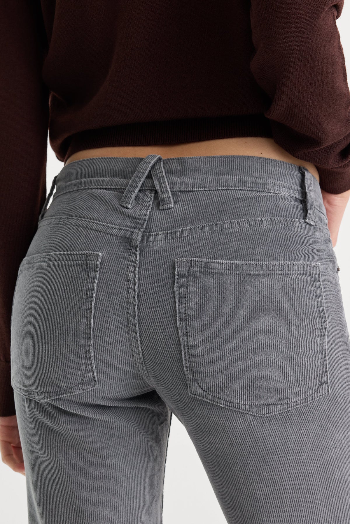 Luxury VINTAGE LOW RISE BOOTCUT CORDUROY PANT WASHED SLATE