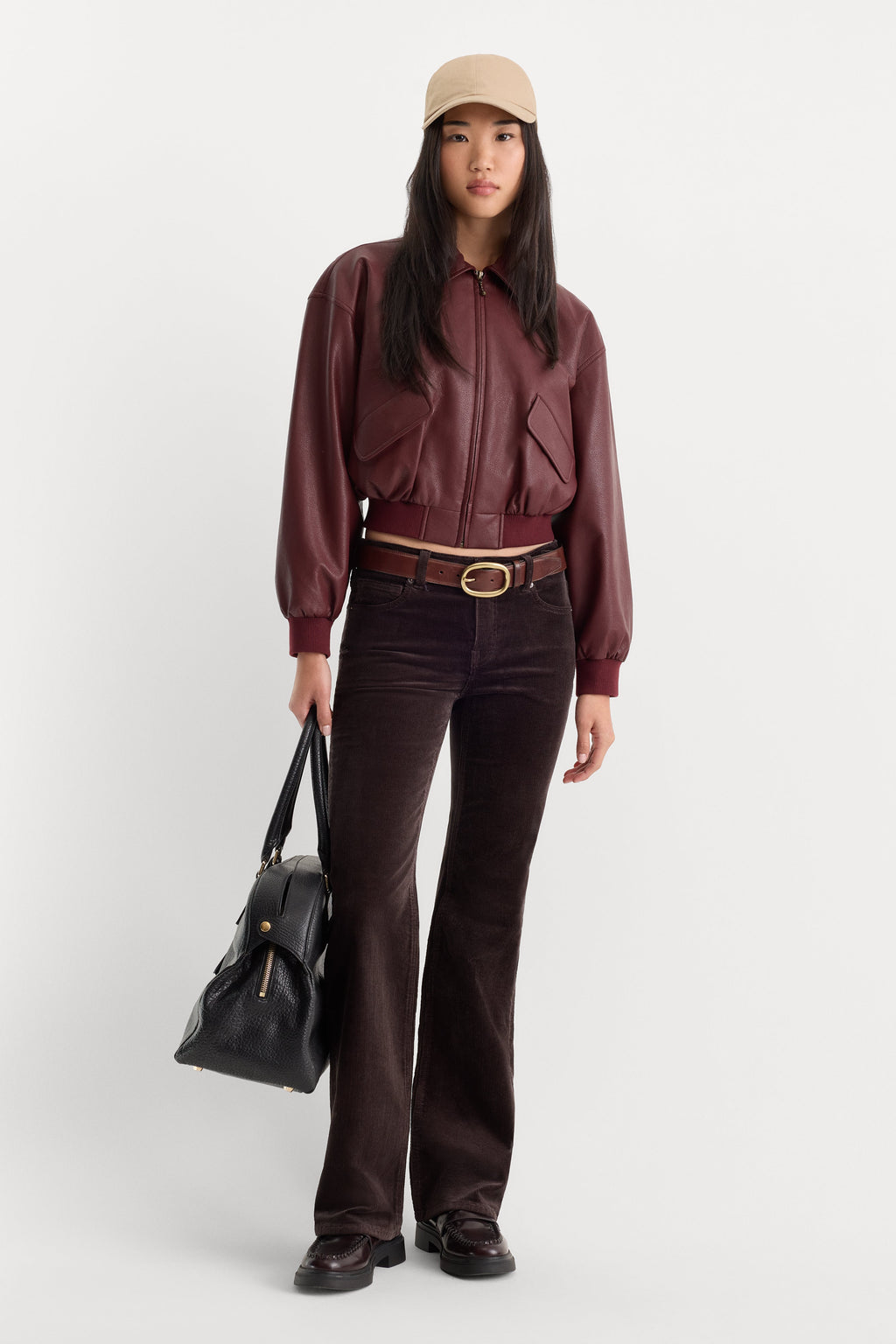 Luxury GOOD LOW RISE BOOTCUT CORDUROY PANT ESPRESSO