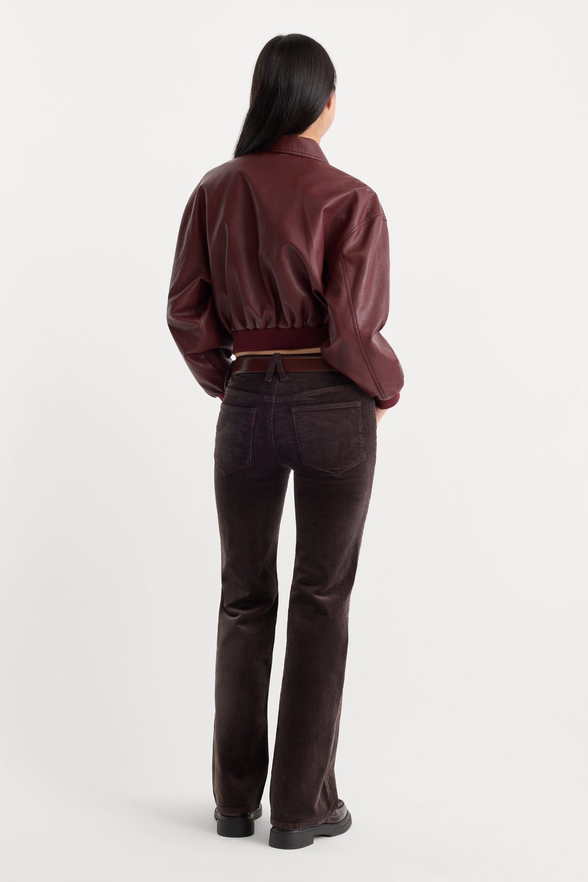 Luxury GOOD LOW RISE BOOTCUT CORDUROY PANT ESPRESSO