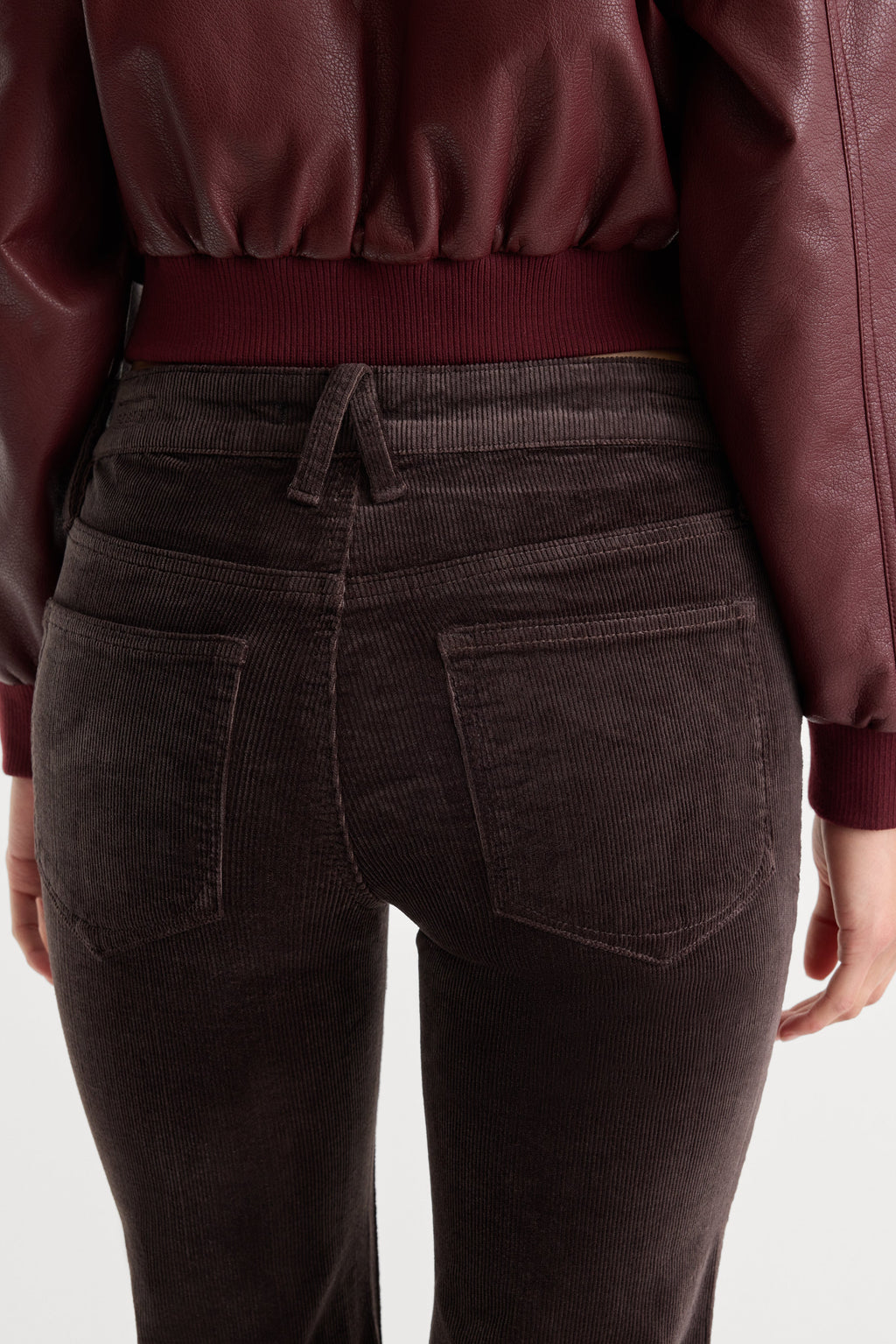 Luxury GOOD LOW RISE BOOTCUT CORDUROY PANT ESPRESSO