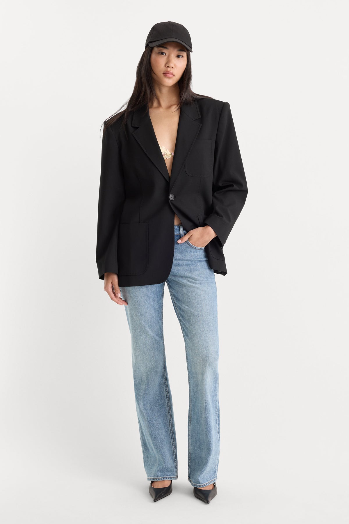 Luxury VINTAGE LOW RISE BOOTCUT JEANS AMBER