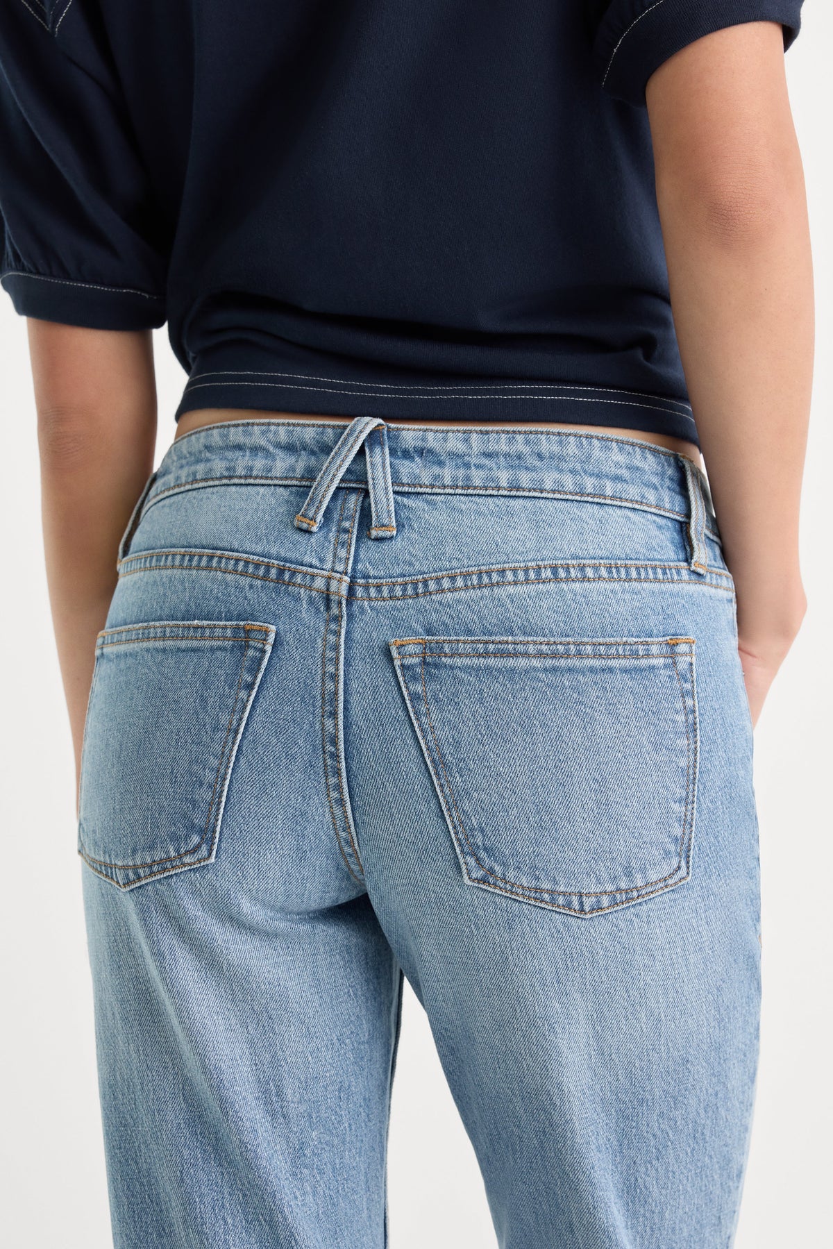 Luxury VINTAGE LOW RISE BOOTCUT JEANS AMBER
