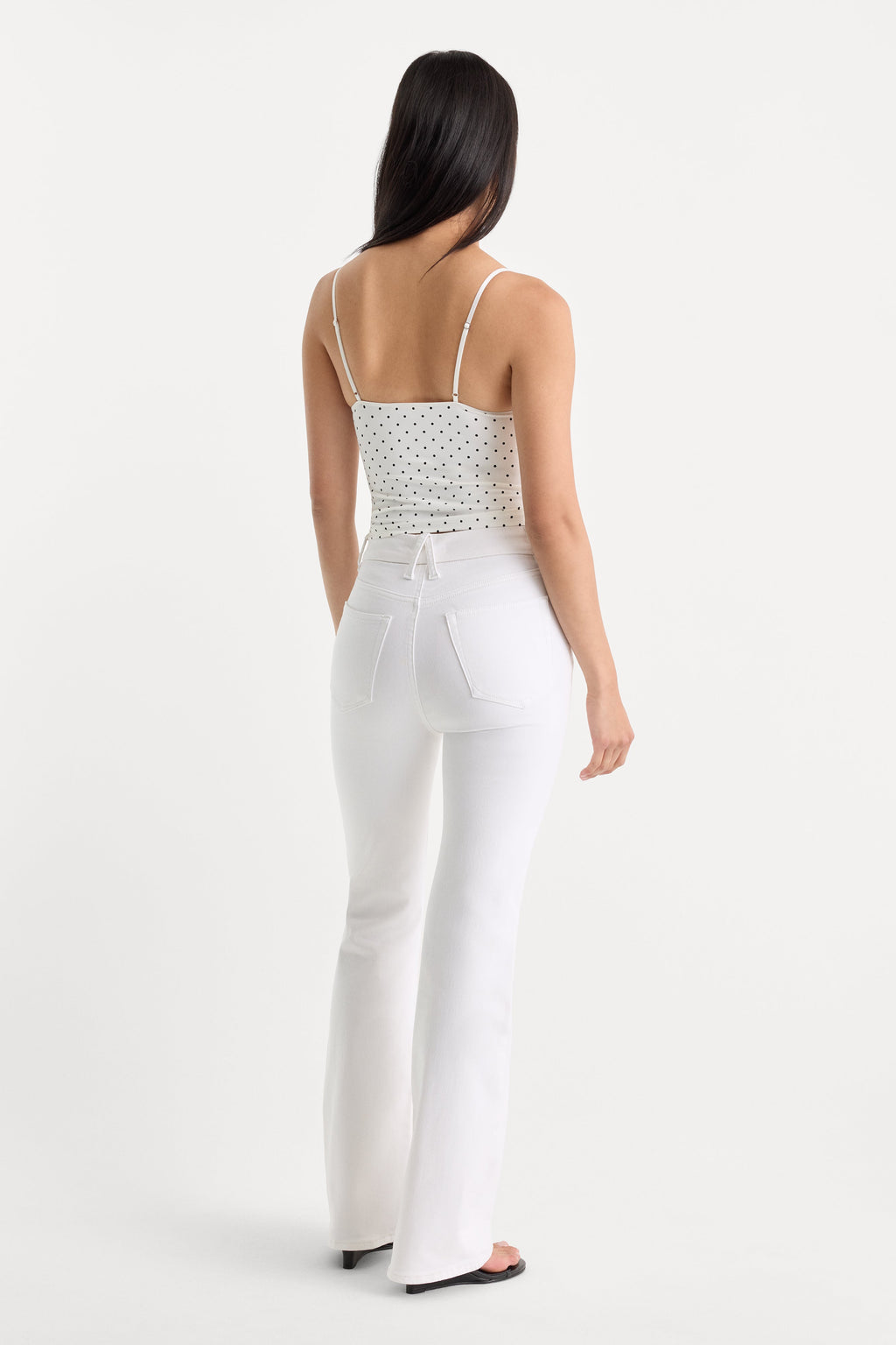 Luxury ALWAYS FITS GOOD CLASSIC BOOTCUT JEANS WHITE