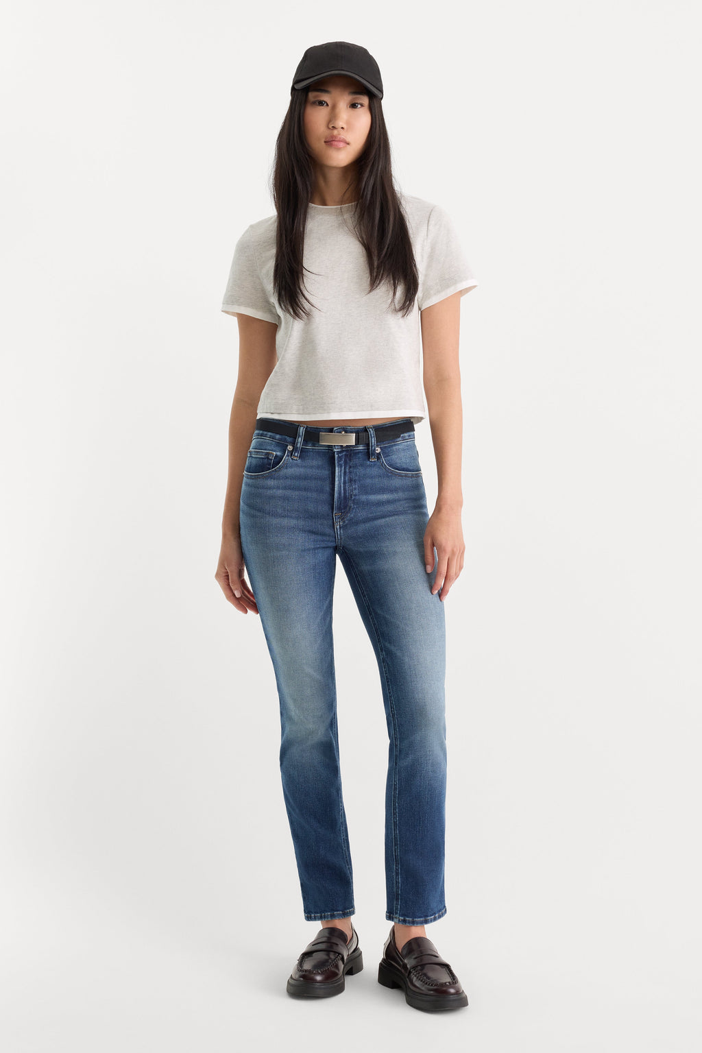 Luxury MID RISE CIGARETTE JEANS NEWCREST
