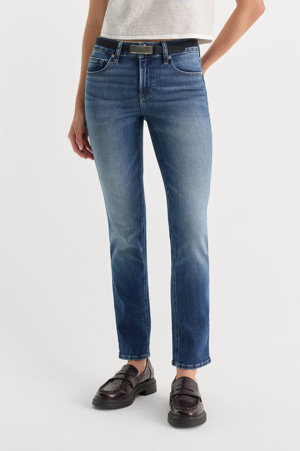 Luxury MID RISE CIGARETTE JEANS NEWCREST
